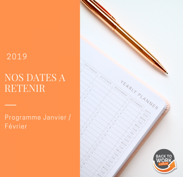 [AGENDA ] – Programme Janvier/ Février 2019